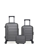 SWISS KOPPER - LOT DE 3 - Valises cabine, cabine XXS et vanity AIGLE