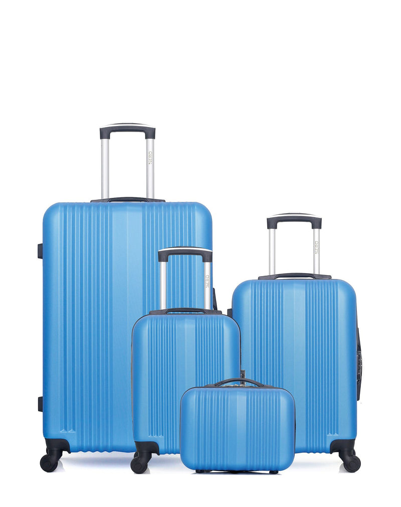 HERO - LOT DE 4 - Valises grand format, cabine, cabine XXS et vanity LIPARI