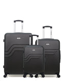AMERICAN TRAVEL - LOT DE 3 - Valises grand format, weekend et cabine QUEENS