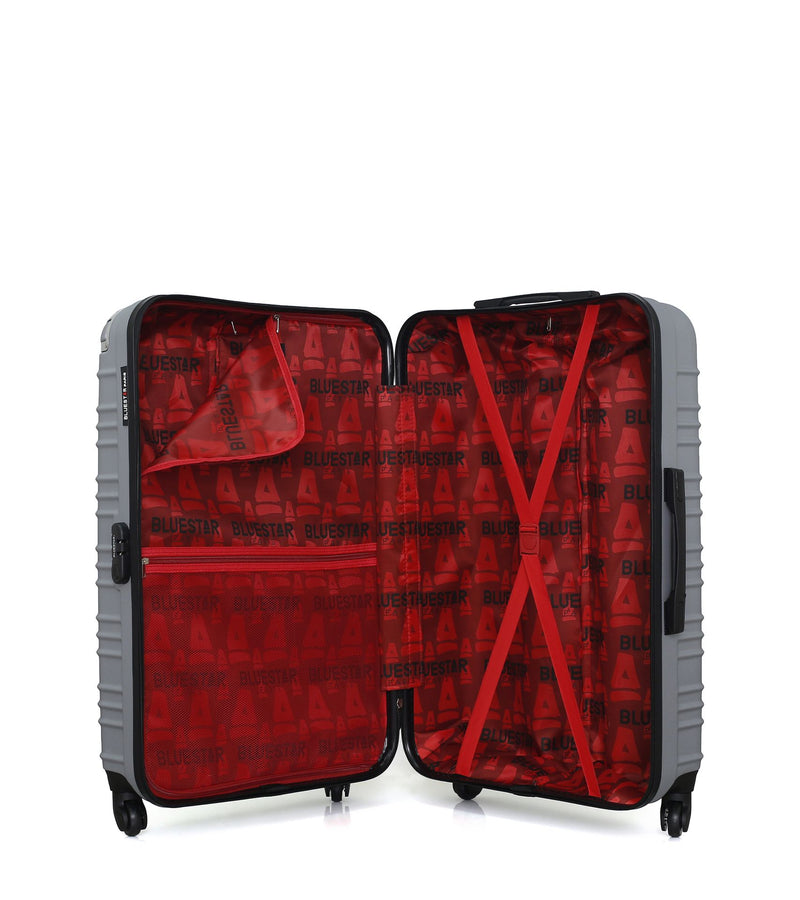 BLUESTAR - Set de 4 Valises LIMA-C 75 cm 4 Roues