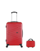 WAVE PARIS - Lot de 2 - Valises Weekend et Vanity AMAZONE