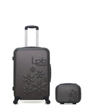 Lot de 2 - Valise weekend et vanity ELEONOR