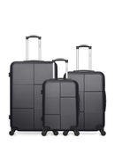 HERO - LOT DE 3 - Valises grand format, weekend et cabine CORONADO