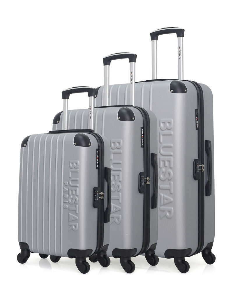 BLUESTAR - Set de 3 Valises BUCAREST 75 cm 4 Roues