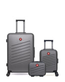 SWISS KOPPER - LOT DE 3 - Valise Grand Format, Valise Cabine XXS et Vanity ZURICH