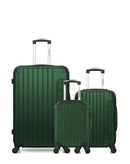 AMERICAN TRAVEL - LOT DE 3 - Valises grand format, cabine et cabine XXS BUDAPEST