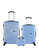 WAVE PARIS - Lot de 3 - Valises weekend, cabine et vanity AMAZONE
