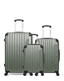AMERICAN TRAVEL - LOT DE 3 - Valises grand format, weekend et cabine BUDAPEST