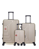 SWISS KOPPER - LOT DE 3 - Valise Grand Format, Valise Week-end et Valise Cabine XXS RUTI