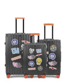Lot de 3 Valises Rigides Grand Format, Taille Moyenne et Cabine LUGERS