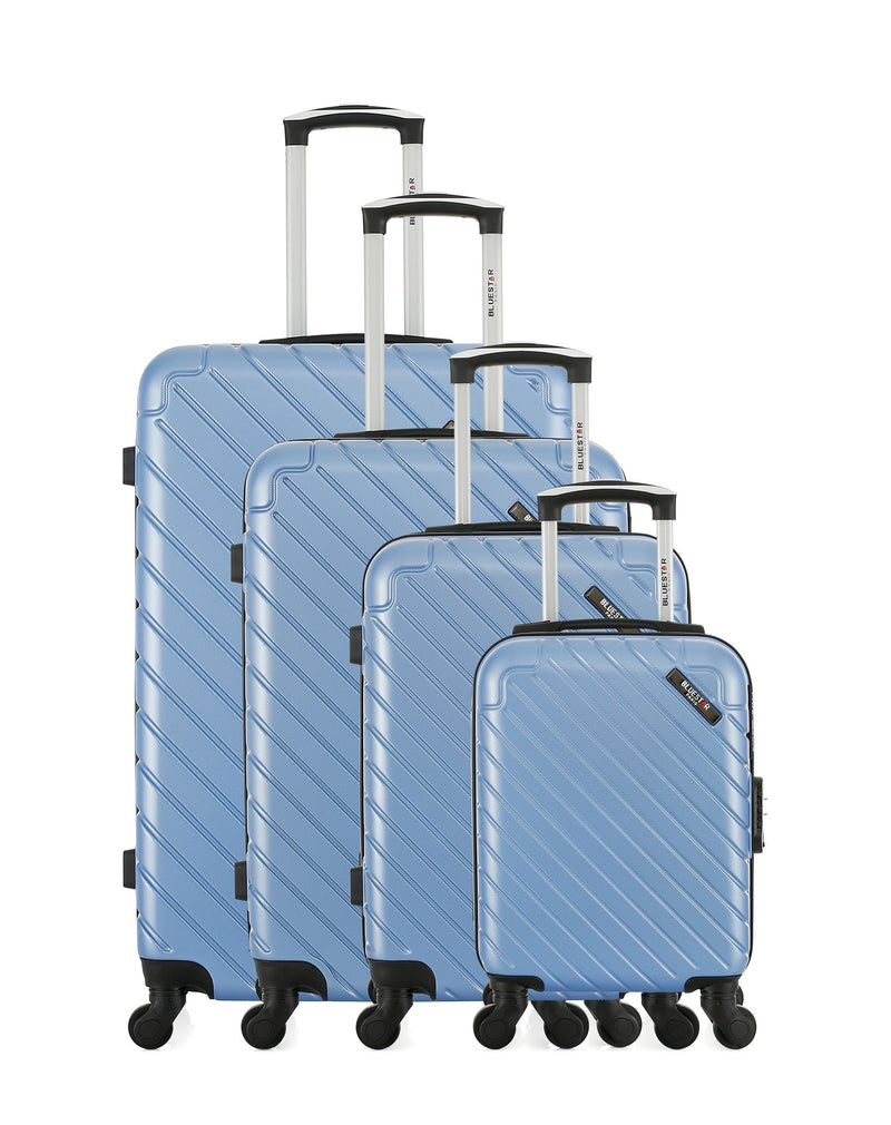 BLUESTAR - Set de 4 Valises CITE-M 75 cm 4 Roues