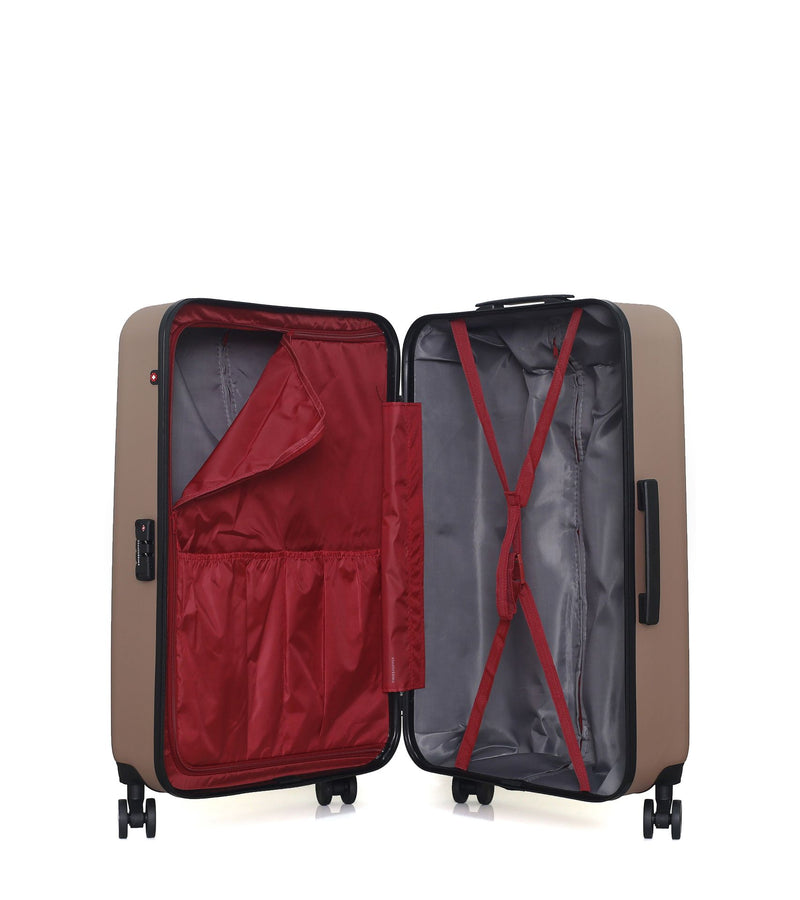 SWISS KOPPER - Lot de 4 - Valises grand format, weekend, cabine XXS et vanity RUTI