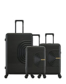 Lot de 3 Valises Rigides Grand Format, Cabine et Cabine XS CELIA