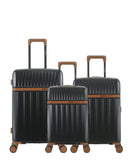 Lot de 3 Valises Rigides Taille Moyenne, Cabine et Cabine XS ZERMATT