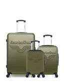 AMERICAN TRAVEL - LOT DE 3 - Valises grand format, cabine et cabine XXS CHELSEA