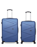 WAVE PARIS - Lot de 2 - Valise grand format et valise weekend AMAZONE