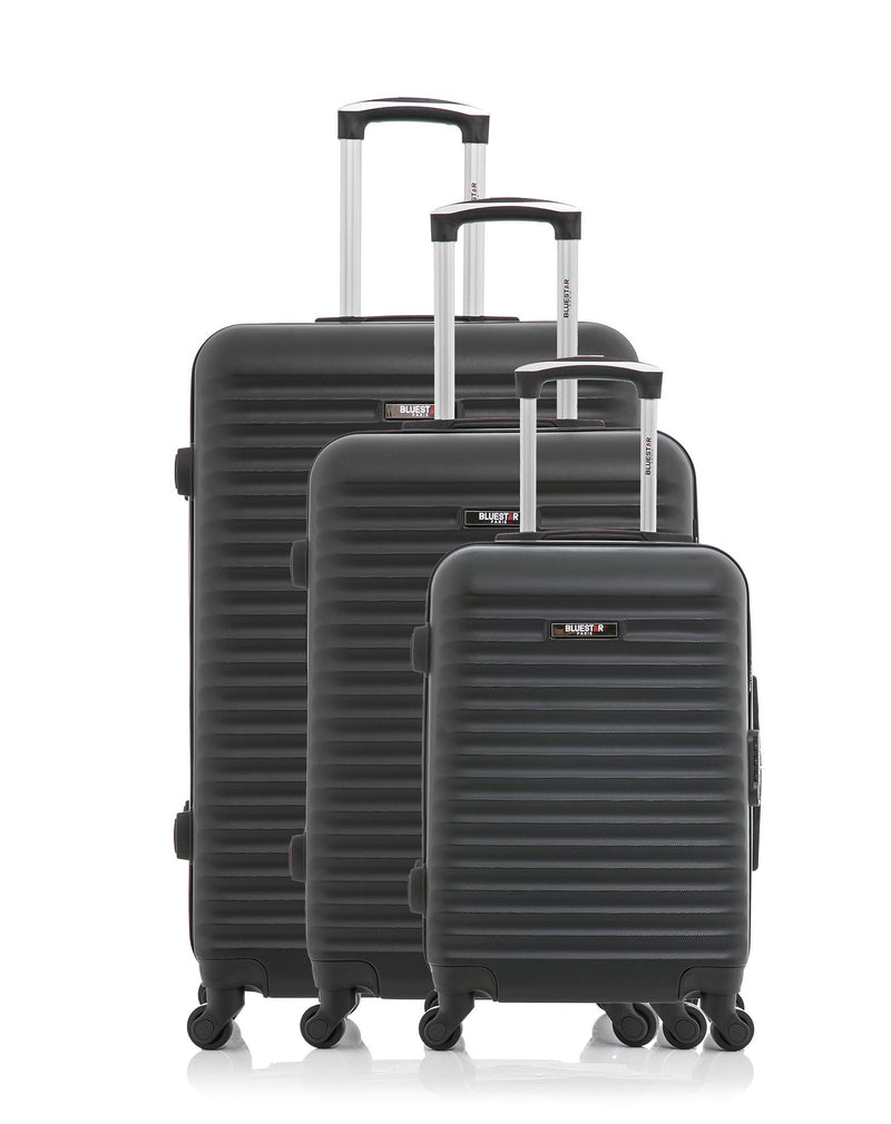 BLUESTAR - Set de 3 Valises BRAZILIA 75 cm 4 Roues