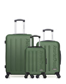 AMERICAN TRAVEL - Lot de 3 - Valises weekend, cabine et cabine XXS BRONX
