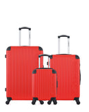 AMERICAN TRAVEL - LOT DE 3 - Valises grand format, weekend et cabine XXS BUDAPEST