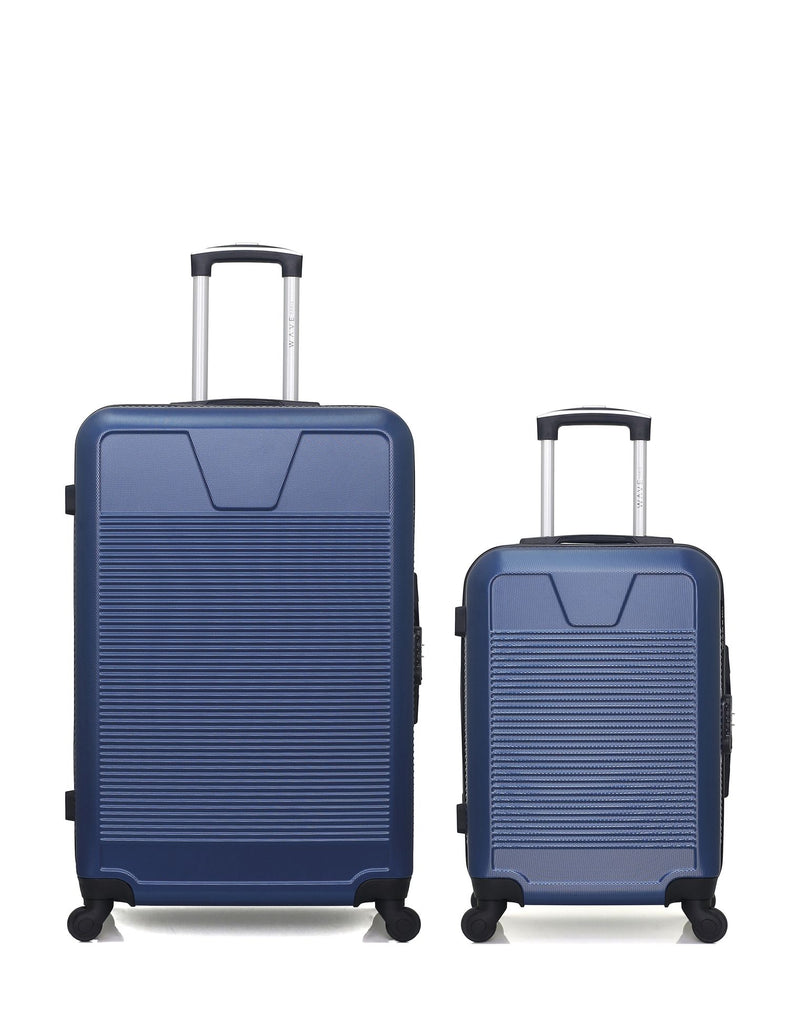 WAVE PARIS - Lot de 2 - Valises Grand Format et Cabine SELENGA