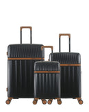 Lot de 3 Valises Rigides Grand Format, Taille Moyenne et Cabine XS ZERMATT