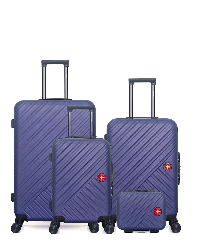SWISS KOPPER - LOT DE 4 - Valises grand format, weekend, cabine et vanity SPIEZ