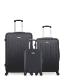 AMERICAN TRAVEL - LOT DE 3 - Valises grand format, weekend et cabine XXS BROOKLYN