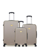 LPB LUGGAGE - LOT DE 3 - Valises grand format, weekend et cabine AGATA