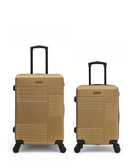 Lot de 2 Valises Rigides Taille Moyenne et Cabine LIVIA