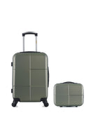 Lot de 2 Valises Rigides Cabine et Vanity CORONADO