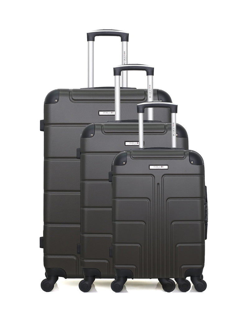 BLUESTAR - Set de 3 Valises OTTAWA 75 cm 4 Roues