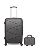 WAVE PARIS - Lot de 2 - Valises Grand Format et Vanity AMAZONE