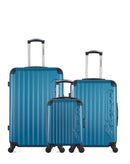 AMERICAN TRAVEL - LOT DE 3 - Valises grand format, weekend et cabine XXS BUDAPEST