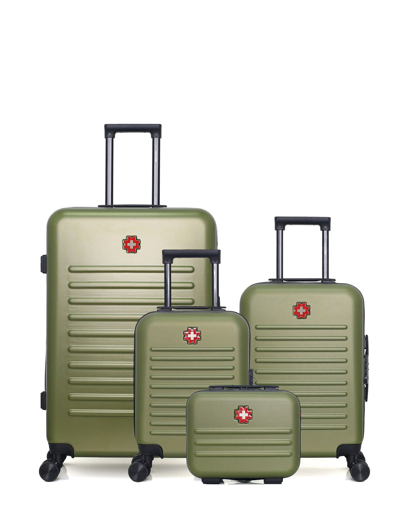 SWISS KOPPER - LOT DE 4 - Valises grand format, cabine, cabine XXS et vanity WIL