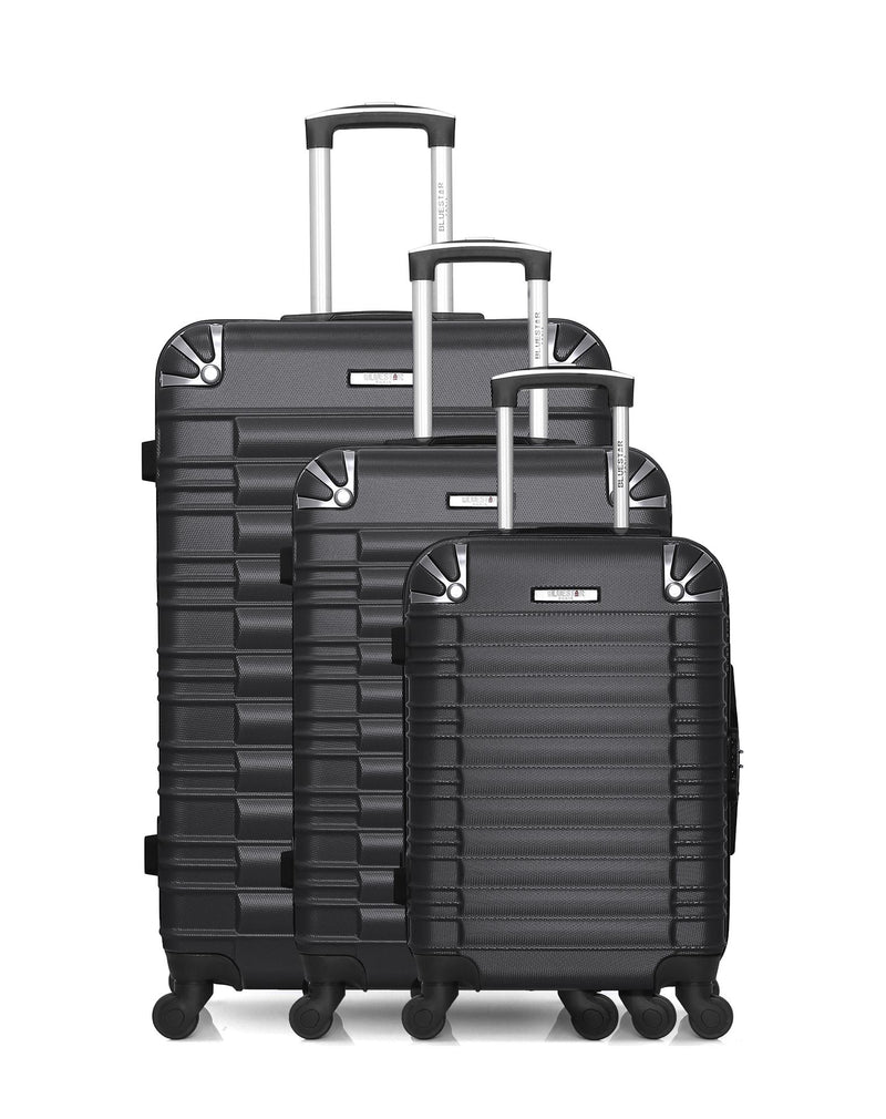 BLUESTAR - Set de 3 Valises LIMA 75 cm 4 Roues