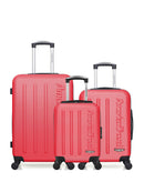 AMERICAN TRAVEL - Lot de 3 - Valises weekend, cabine et cabine XXS BRONX