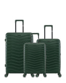 Lot de 3 Valises Rigides Grand Format, Taille Moyenne et Cabine SEATTLE