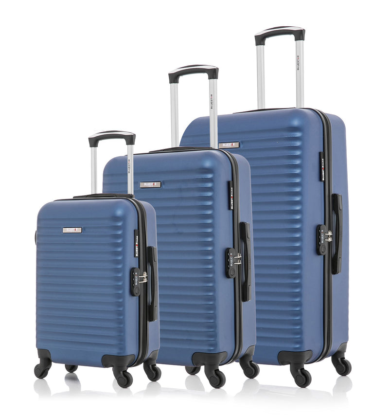 BLUESTAR - Set de 3 Valises BRAZILIA 75 cm 4 Roues