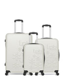 LPB LUGGAGE - Lot de 3 - Valises grand format, weekend et cabine ELEONOR