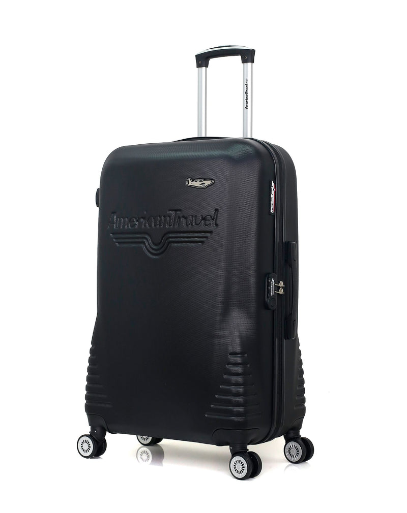 AMERICAN TRAVEL - LOT DE 3 - Valises grand format, weekend et cabine DC