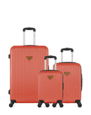 LPB LUGGAGE - LOT DE 3 - Valises grand format, cabine et cabine XXS AGATA