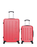 AMERICAN TRAVEL - LOT DE 2 - Valises grand format et cabine BRONX