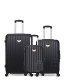 LPB LUGGAGE - Lot de 3 - Valises grand format, weekend et cabine MARIANNE