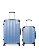 AMERICAN TRAVEL - LOT DE 2 - Valises grand format et cabine BUDAPEST