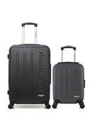 AMERICAN TRAVEL - LOT DE 2 - Valises weekend et cabine XXS BRONX