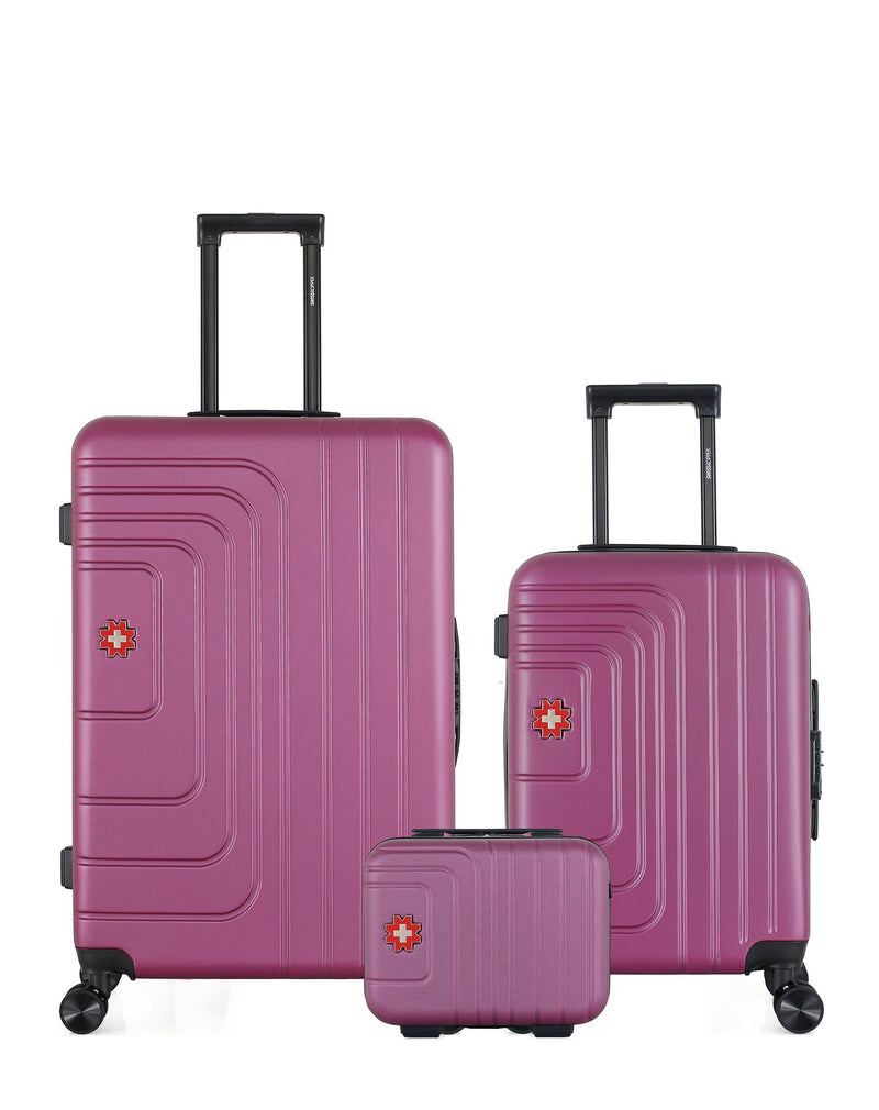 SWISS KOPPER - LOT DE 3 - Valise Grand Format, Valise Cabine et Vanity RUTI