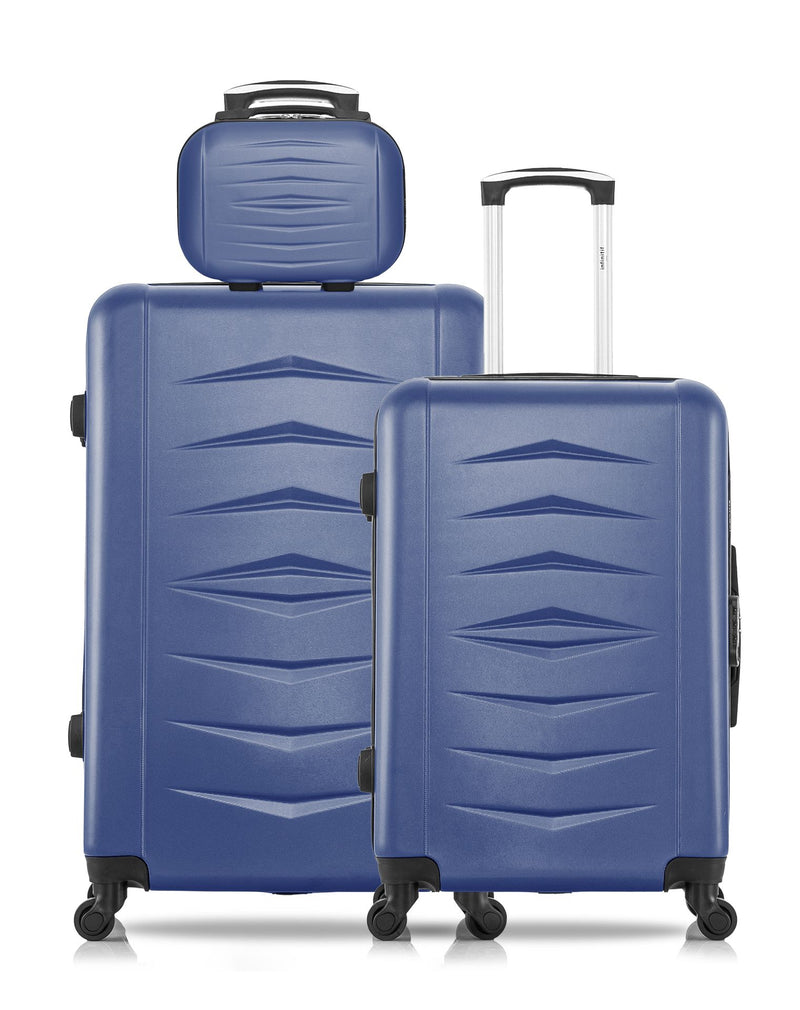 Lot de 3 - Valises grand format, weekend et vanity OVIEDO