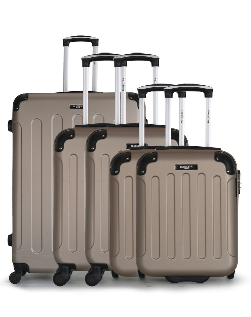 BLUESTAR - Set de 5 Valises MADRID-D 82 cm 4 Roues
