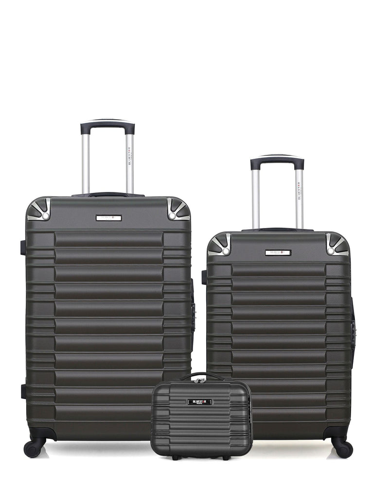 BLUESTAR - LOT DE 3 - Valises grand format, weekend et vanity LIMA