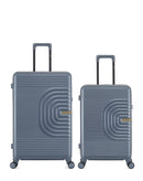 Lot de 2 Valises Rigides Grand Format et Taille Moyenne CELIA
